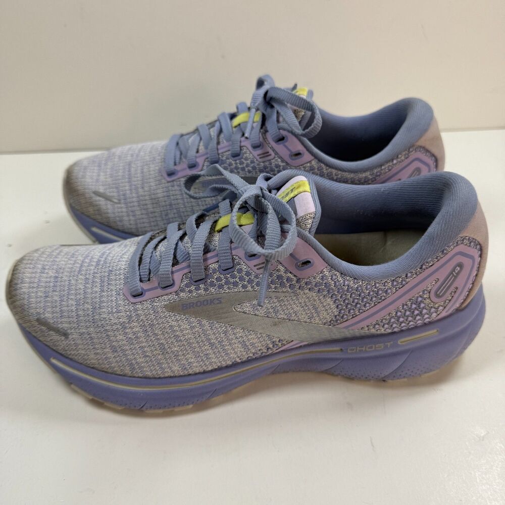 Brooks Ghost 14 Women's Size 8 B Lilac Purple Running Shoes Athletic Comfort - Picture 2 of 16